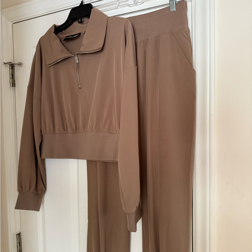 Women's Tan Jumpsuit